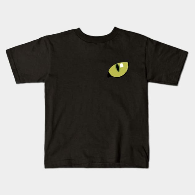 Cat eye Kids T-Shirt by Vanilla Susu